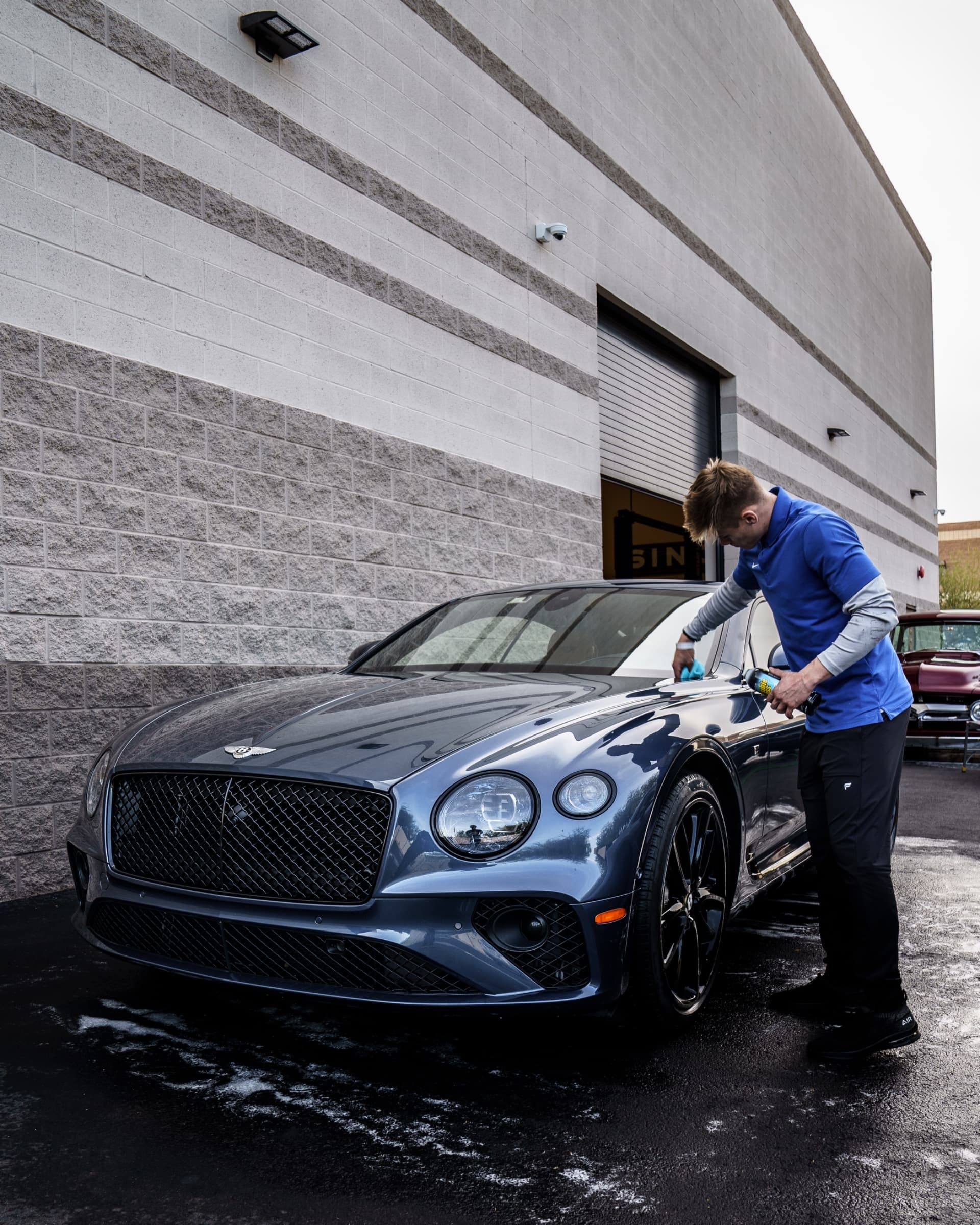 Rare Bentley detailed for The Vault of Scottsdale, a collector car client of Spotless Detail